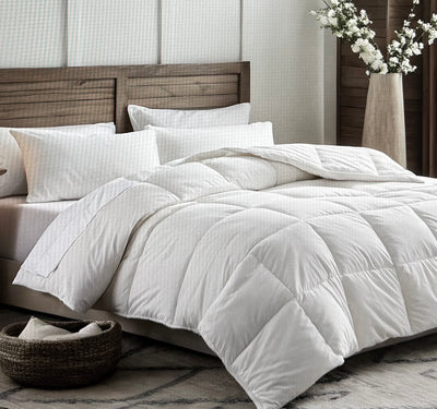 Tahoe Medium Weight White Down 400 Thread Count Comforter (Level 2)