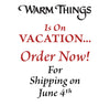 Order Now for Shipping on June 4th