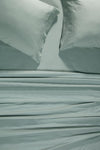Warm Things Home 300 Thread Count Cotton Sateen Baby Quilt Cover Silver Blue 42"x49"
