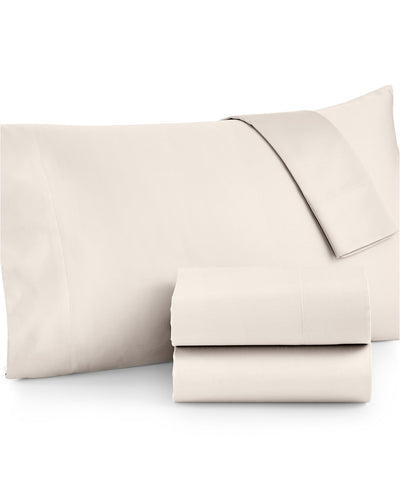 600 Thread Count Egyptian Cotton Fitted Bottom Sheet Ivory