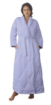 Warm Things Quilted Down Robes Bluette