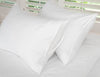 Cotton Zippered Pillow Protector Pair White